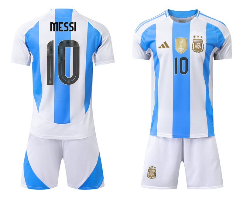 Argentinien 2024 Copa América Heimtrikot - MESSI 10